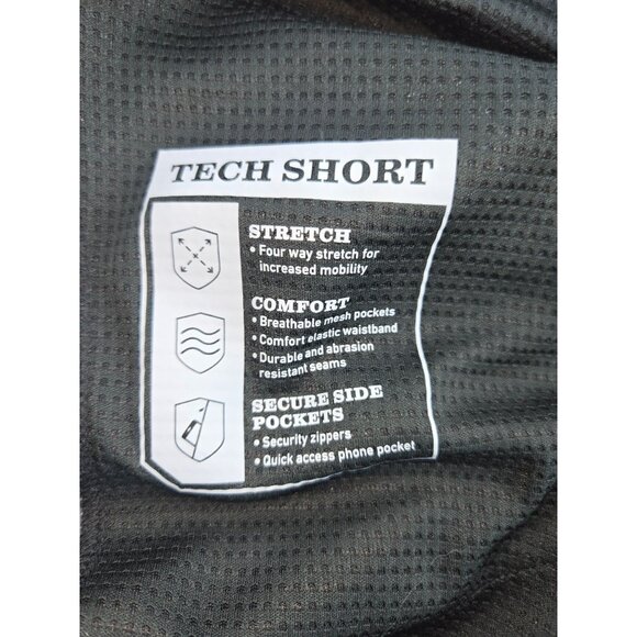 Orvis Mens Gray Tech Shorts 40 - 4-Way Stretch Secure Pockets - Picture 4 of 9